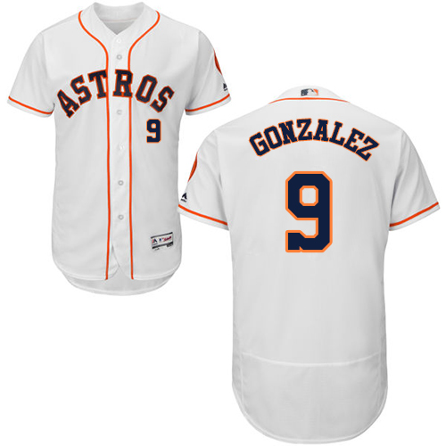 Astros #9 Marwin Gonzalez White Flexbase Authentic Collection Stitched MLB Jersey Astros #9 Marwin Gonzalez White Flexbase Authentic Collection Stitched MLB Jersey