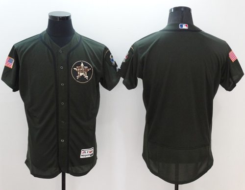 Astros Blank Green Flexbase Authentic Collection Salute to Service Stitched MLB Jersey Astros Blank Green Flexbase Authentic Collection Salute to Service Stitched MLB Jersey