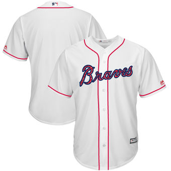 Atlanta Braves Majestic 2017 Stars & Stripes Cool Base Team Jersey - White