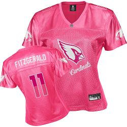 Atlanta Falcons #11 Fitzgerald Pink Fem Fan Women Jerseys