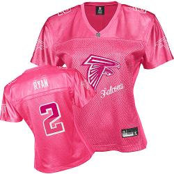 Atlanta Falcons #2 Ryan Pink Fem Fan Women Jerseys