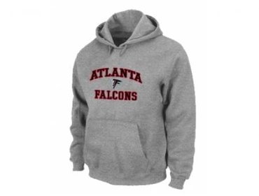 Atlanta Falcons Heart & Soul Pullover Hoodie Grey Atlanta Falcons Heart & Soul Pullover Hoodie Grey