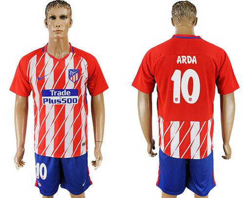 Atletico Madrid #10 Arda Home Soccer Club Jersey Atletico Madrid #10 Arda Home Soccer Club Jersey