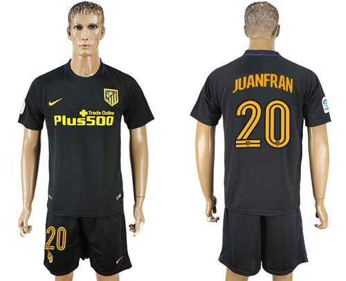 Atletico Madrid #20 Juanfran Away Soccer Club Jersey Atletico Madrid #20 Juanfran Away Soccer Club Jersey