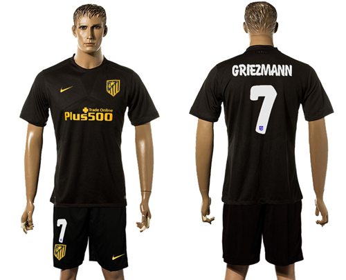 Atletico Madrid #7 Griezmann Away Soccer Club Jersey Atletico Madrid #7 Griezmann Away Soccer Club Jersey