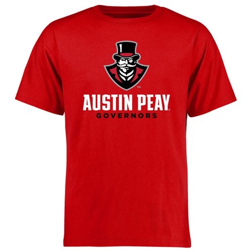 Austin Peay State Governors Team Strong T-Shirt Red