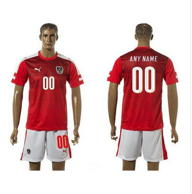 Austria Personalized Home Soccer Country Jersey Austria Personalized Home Soccer Country Jersey