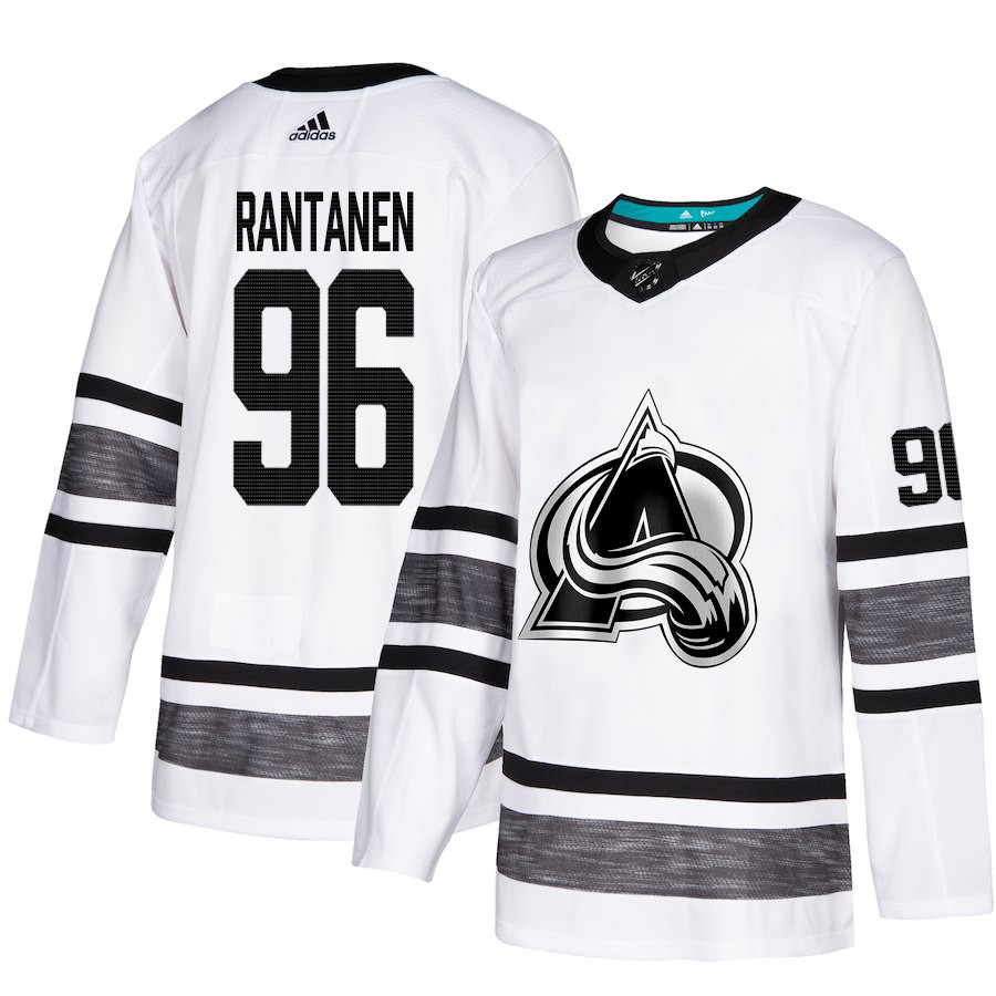 Avalanche #96 Mikko Rantanen White Authentic 2019 All-Star Stitched Hockey Jersey Avalanche #96 Mikko Rantanen White Authentic 2019 All-Star Stitched Hockey Jersey