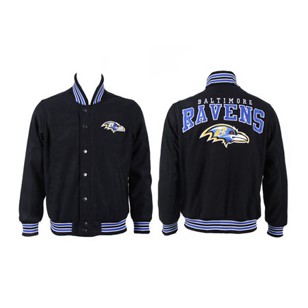 Baltimore Ravens Black 2015 NFL Jacket