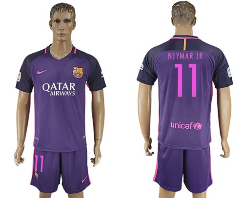 Barcelona #11 Neymar Jr Away Soccer Club Jersey Barcelona #11 Neymar Jr Away Soccer Club Jersey