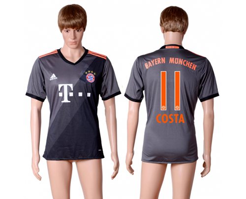 Bayern Munchen #11 Costa Away Soccer Club Jersey Bayern Munchen #11 Costa Away Soccer Club Jersey