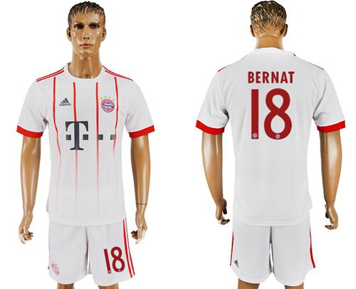 Bayern Munchen #18 Bernat Sec Away Soccer Club Jersey Bayern Munchen #18 Bernat Sec Away Soccer Club Jersey