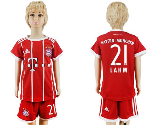 Bayern Munchen #21 Lahm Home Kid Soccer Club Jersey Bayern Munchen #21 Lahm Home Kid Soccer Club Jersey