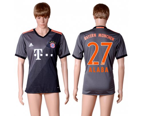 Bayern Munchen #27 Alaba Away Soccer Club Jersey