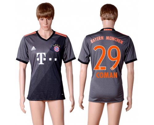 Bayern Munchen #29 Coman Away Soccer Club Jersey Bayern Munchen #29 Coman Away Soccer Club Jersey