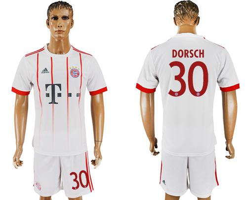 Bayern Munchen #30 Dorsch Sec Away Soccer Club Jersey Bayern Munchen #30 Dorsch Sec Away Soccer Club Jersey