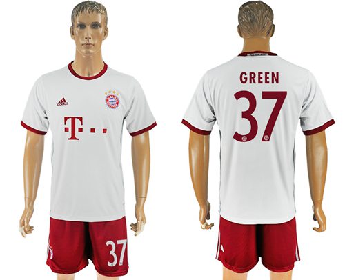 Bayern Munchen #37 Green Sec Away Soccer Club Jersey