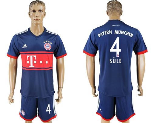 Bayern Munchen #4 Sule Away Soccer Club Jersey Bayern Munchen #4 Sule Away Soccer Club Jersey
