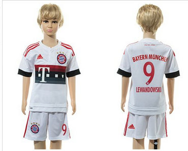 Bayern Munchen #9 Lewandowski Away Kid Soccer Club Jersey Bayern Munchen #9 Lewandowski Away Kid Soccer Club Jersey