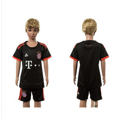 Bayern Munchen Blank SEC Away Kid Soccer Club Jersey