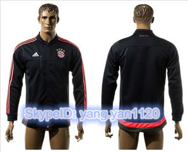 Bayern Munchen Soccer Jackets Black