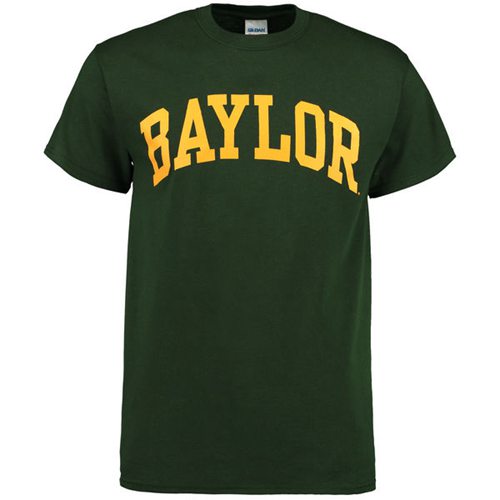 BayloBaylor Bears New Agenda Arch T-Shirt Green-3