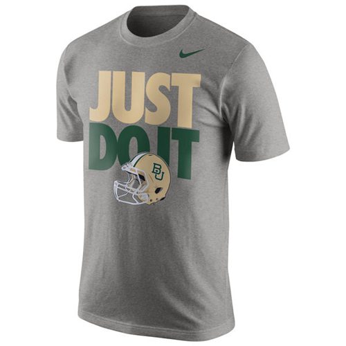 Baylor Bears DNA Cotton T-Shirt Charcoal