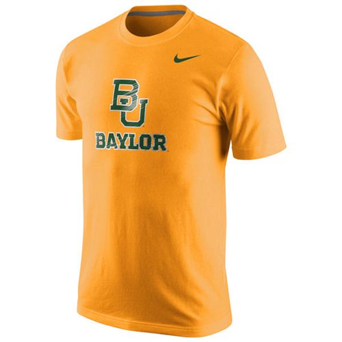 Baylor Bears Nike Logo T-Shirt Gold Baylor Bears Nike Logo T-Shirt Gold