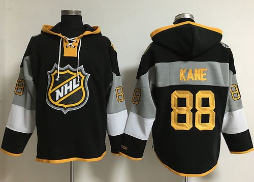 Blackhawks #88 Patrick Kane Black 2016 All Star NHL Hoodie Blackhawks #88 Patrick Kane Black 2016 All Star NHL Hoodie