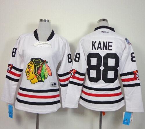 Blackhawks #88 Patrick Kane White 2015 Winter Classic Women's Stitched NHL Jersey Blackhawks #88 Patrick Kane White 2015 Winter Classic Women's Stitched NHL Jersey