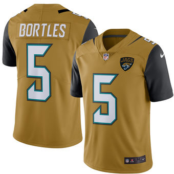 Blake Bortles Jacksonville Jaguars Nike Color Rush Limited Jersey - Gold