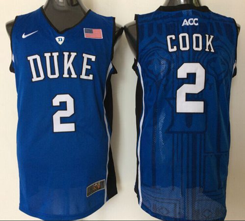 Blue Devils #2 Quinn Cook Blue Basketball Stitched NCAA Jersey Blue Devils #2 Quinn Cook Blue Basketball Stitched NCAA Jersey