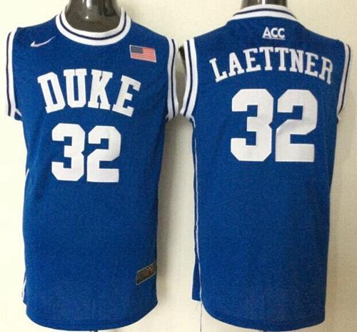 Blue Devils #32 Christian Laettner Blue Basketball New Stitched NCAA jersey Blue Devils #32 Christian Laettner Blue Basketball New Stitched NCAA jersey