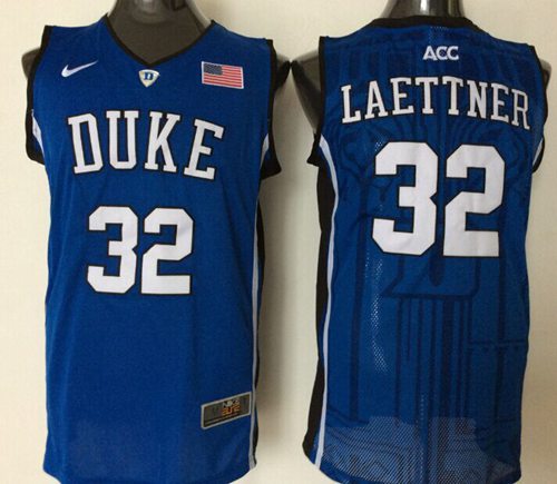 Blue Devils #32 Christian Laettner Blue Basketball Stitched NCAA Jersey Blue Devils #32 Christian Laettner Blue Basketball Stitched NCAA Jersey
