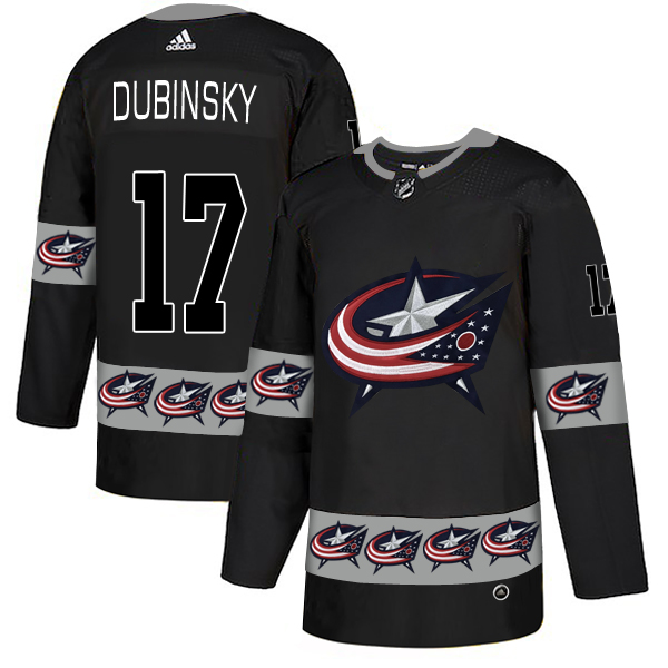 Blue Jackets 17 Brandon Dubinsky Black Team Logos Fashion Adidas Jersey Blue Jackets 17 Brandon Dubinsky Black Team Logos Fashion Adidas Jersey