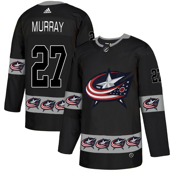 Blue Jackets 27 Ryan Black Team Logos Fashion Adidas Jersey Blue Jackets 27 Ryan Black Team Logos Fashion Adidas Jersey