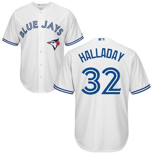 Blue Jays #32 Roy Halladay White Cool Base Stitched Youth MLB Jersey Blue Jays #32 Roy Halladay White Cool Base Stitched Youth MLB Jersey