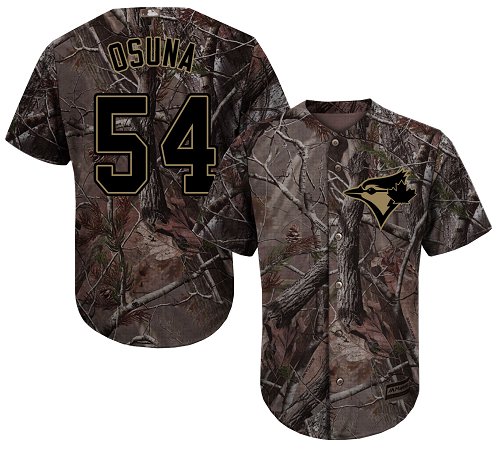 Blue Jays #54 Roberto Osuna Camo Realtree Collection Cool Base Stitched Youth Baseball Jersey