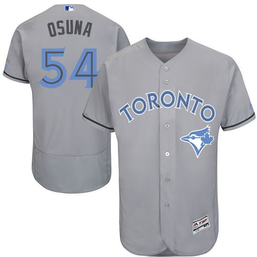 Blue Jays #54 Roberto Osuna Grey Flexbase Authentic Collection 2016 Father's Day Stitched MLB Jersey Blue Jays #54 Roberto Osuna Grey Flexbase Authentic Collection 2016 Father's Day Stitched MLB Jersey