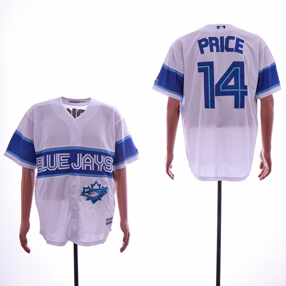 Blue Jays 14 David Price White Cool Base Jersey Blue Jays 14 David Price White Cool Base Jersey