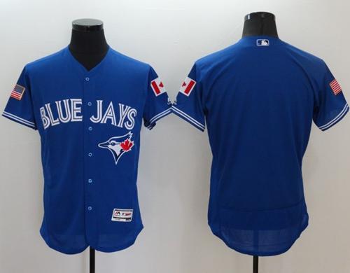 Blue Jays Blank Blue Fashion Stars & Stripes Flexbase Authentic Stitched MLB Jersey Blue Jays Blank Blue Fashion Stars & Stripes Flexbase Authentic Stitched MLB Jersey