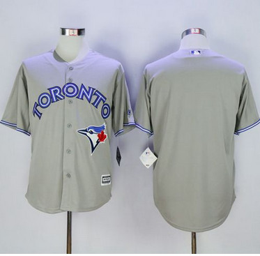 Blue Jays Blank Grey New Cool Base Stitched MLB Jersey Blue Jays Blank Grey New Cool Base Stitched MLB Jersey