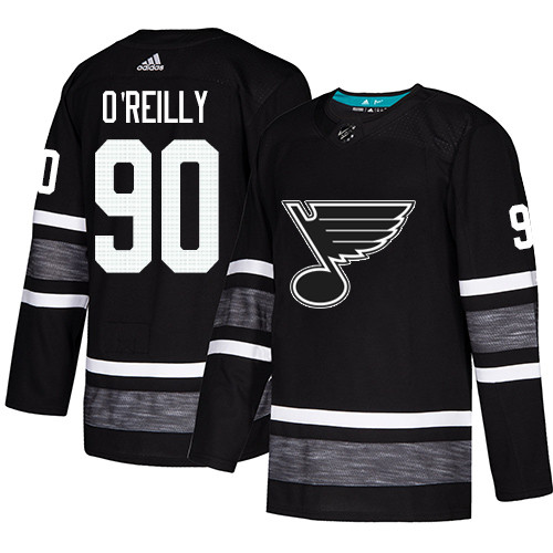 Blues #90 Ryan O'Reilly Black Authentic 2019 All-Star Stitched Youth Hockey Jersey