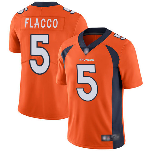 Broncos #5 Joe Flacco Orange Team Color Youth Stitched Football Vapor Untouchable Limited Jersey Broncos #5 Joe Flacco Orange Team Color Youth Stitched Football Vapor Untouchable Limited Jersey