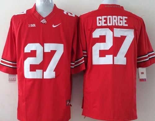 Buckeyes #27 Eddie George Red Stitched Youth NCAA Jersey Buckeyes #27 Eddie George Red Stitched Youth NCAA Jersey