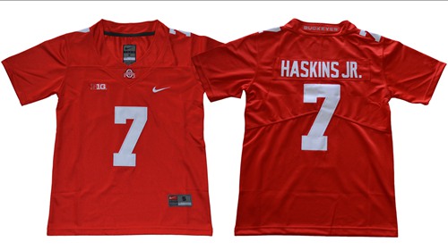 Buckeyes #7 Dwayne Haskins Jr Red Limited Stitched Youth NCAA Jersey Buckeyes #7 Dwayne Haskins Jr Red Limited Stitched Youth NCAA Jersey