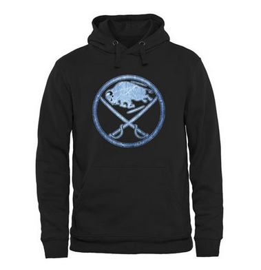 Buffalo Sabres Rinkside Pond Hockey Pullover Hoodie Black