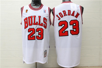 Bulls #23 Michael Jordan White 1995-96 Champions Hardwood Classics Jersey Bulls #23 Michael Jordan White 1995-96 Champions Hardwood Classics Jersey