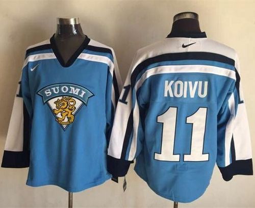 Canadiens #11 Saku Koivu Light Blue Nike Throwback Stitched NHL Jersey Canadiens #11 Saku Koivu Light Blue Nike Throwback Stitched NHL Jersey