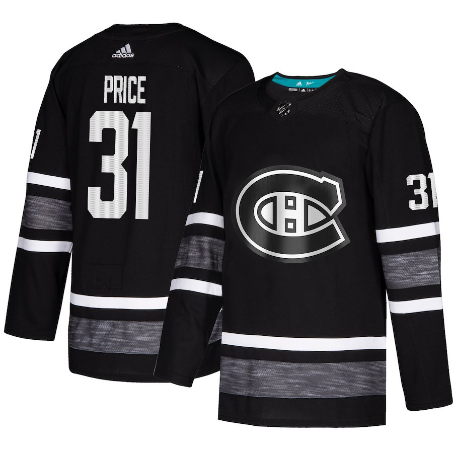Canadiens #31 Carey Price Black Authentic 2019 All-Star Stitched Youth Hockey Jersey